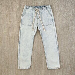 Revolve One Teaspoon Shabbies Blue Boyfriend Cropped Jeans S